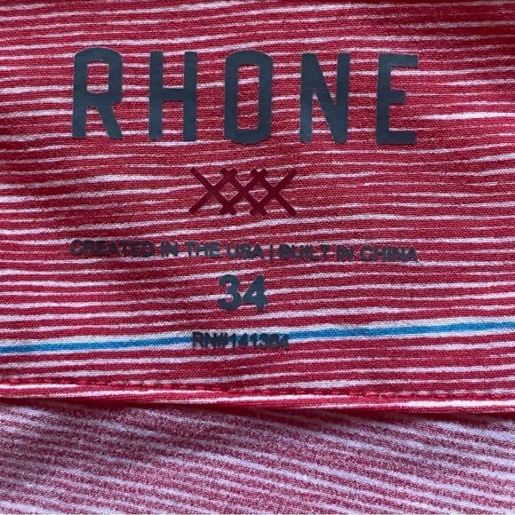 Rhône Tech Board Shorts Hybrid Swim Trunks Size 34 - Picture 3 of 14